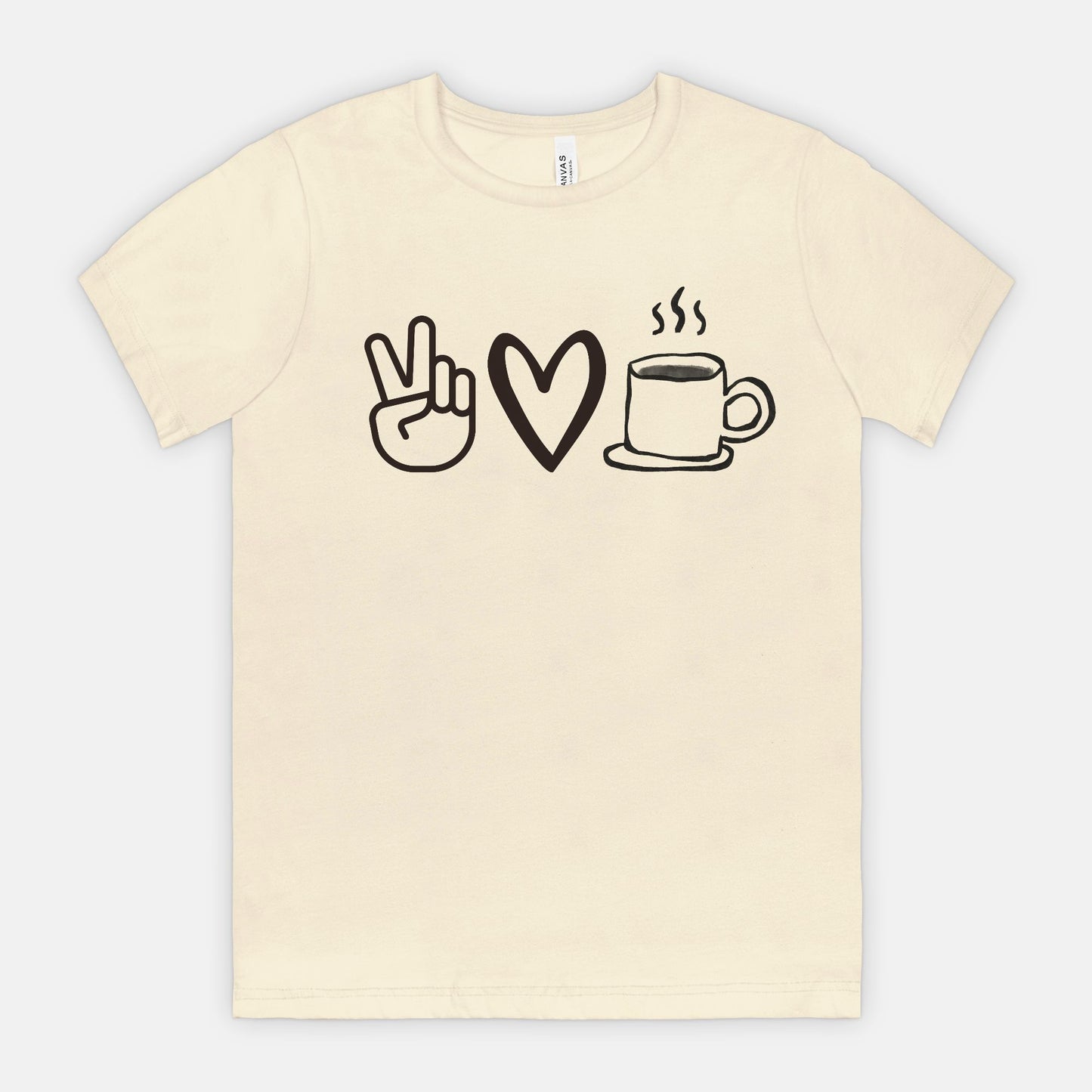 Peace Love Coffee Tee