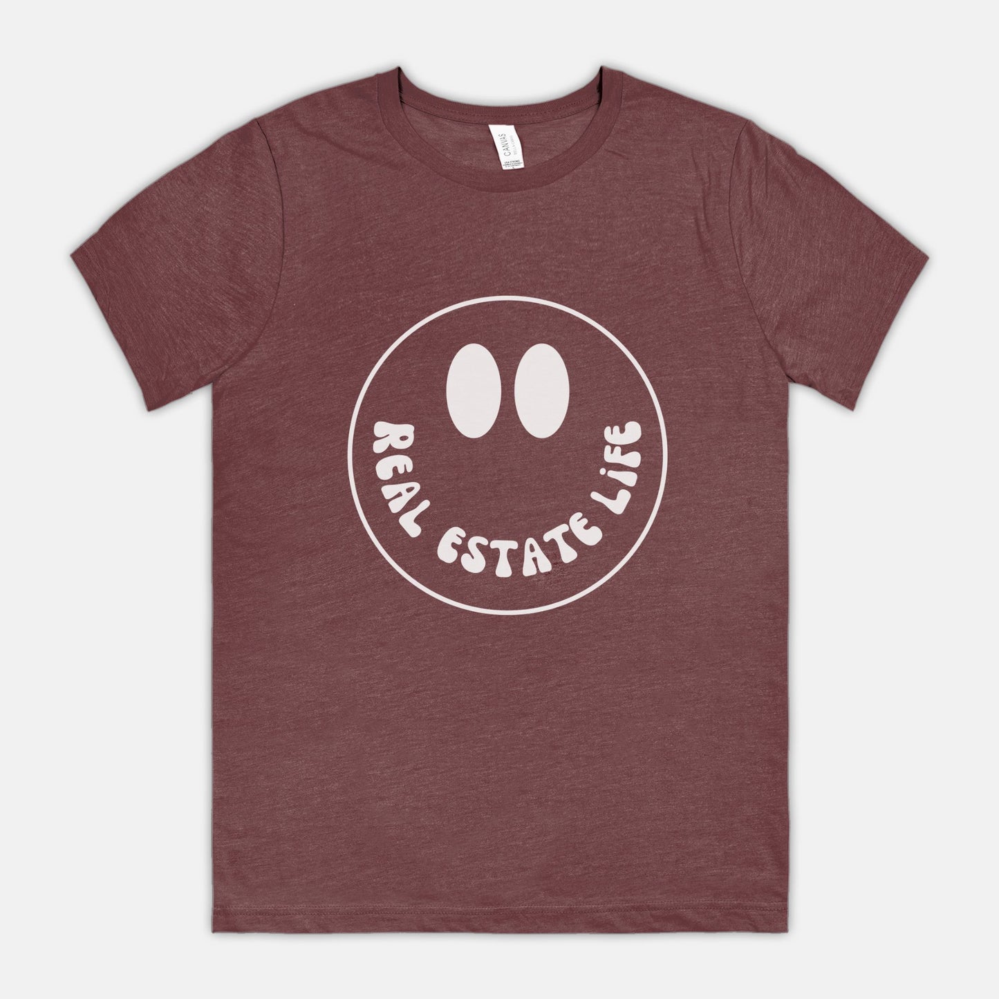 Real Estate Life Smiley Tee