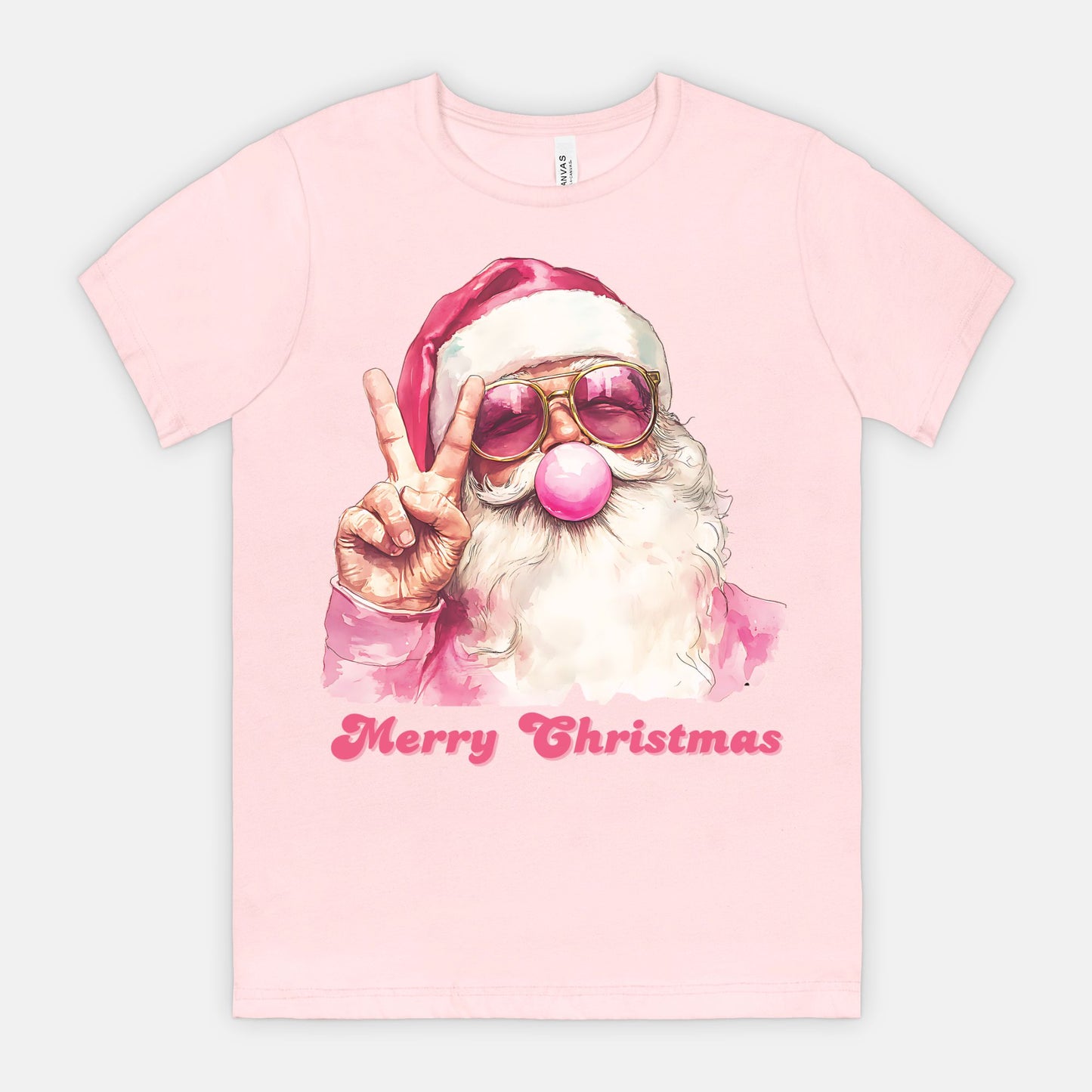 Retro Santa - Merry Christmas T-Shirt
