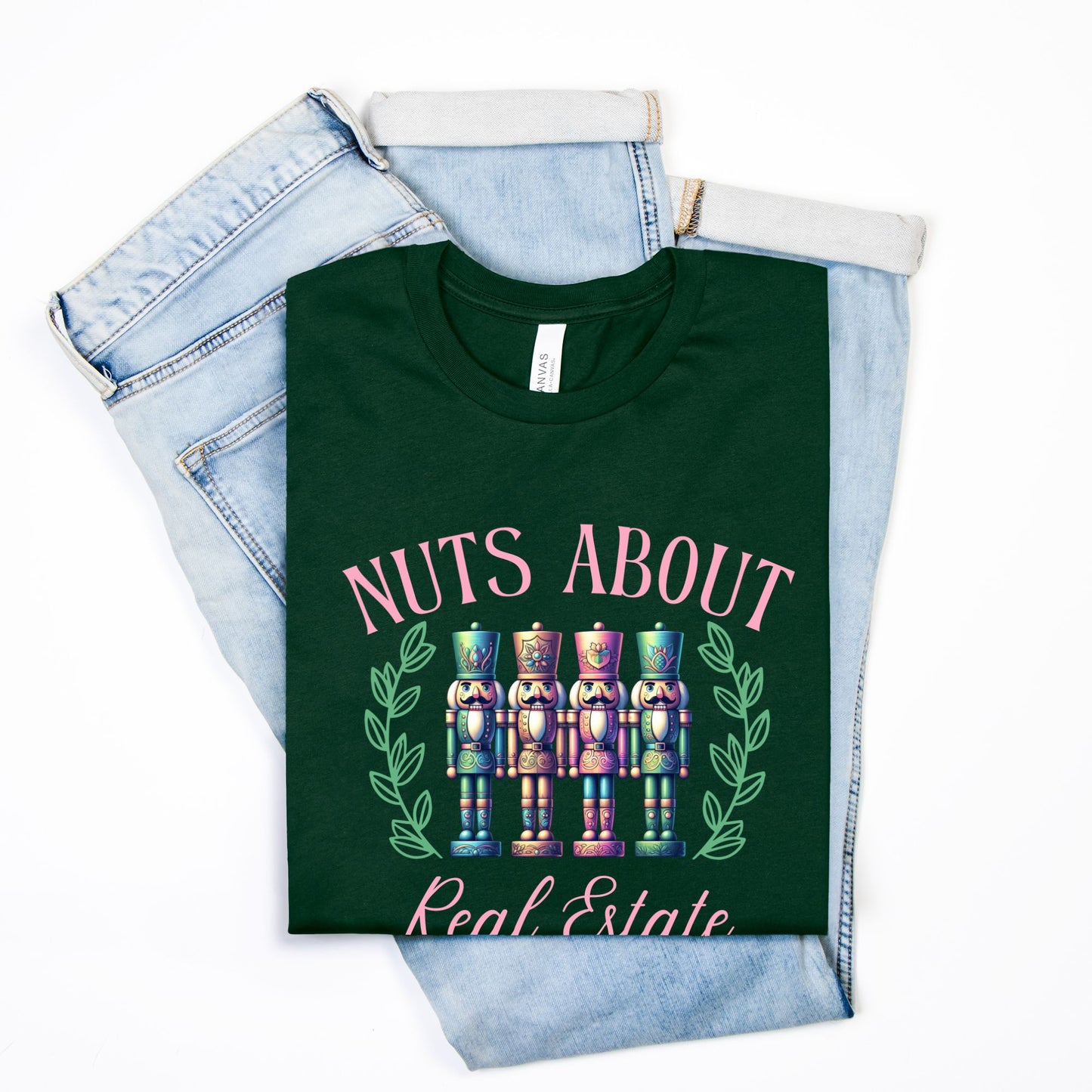 Nuts About Real Estate Christmas Tee