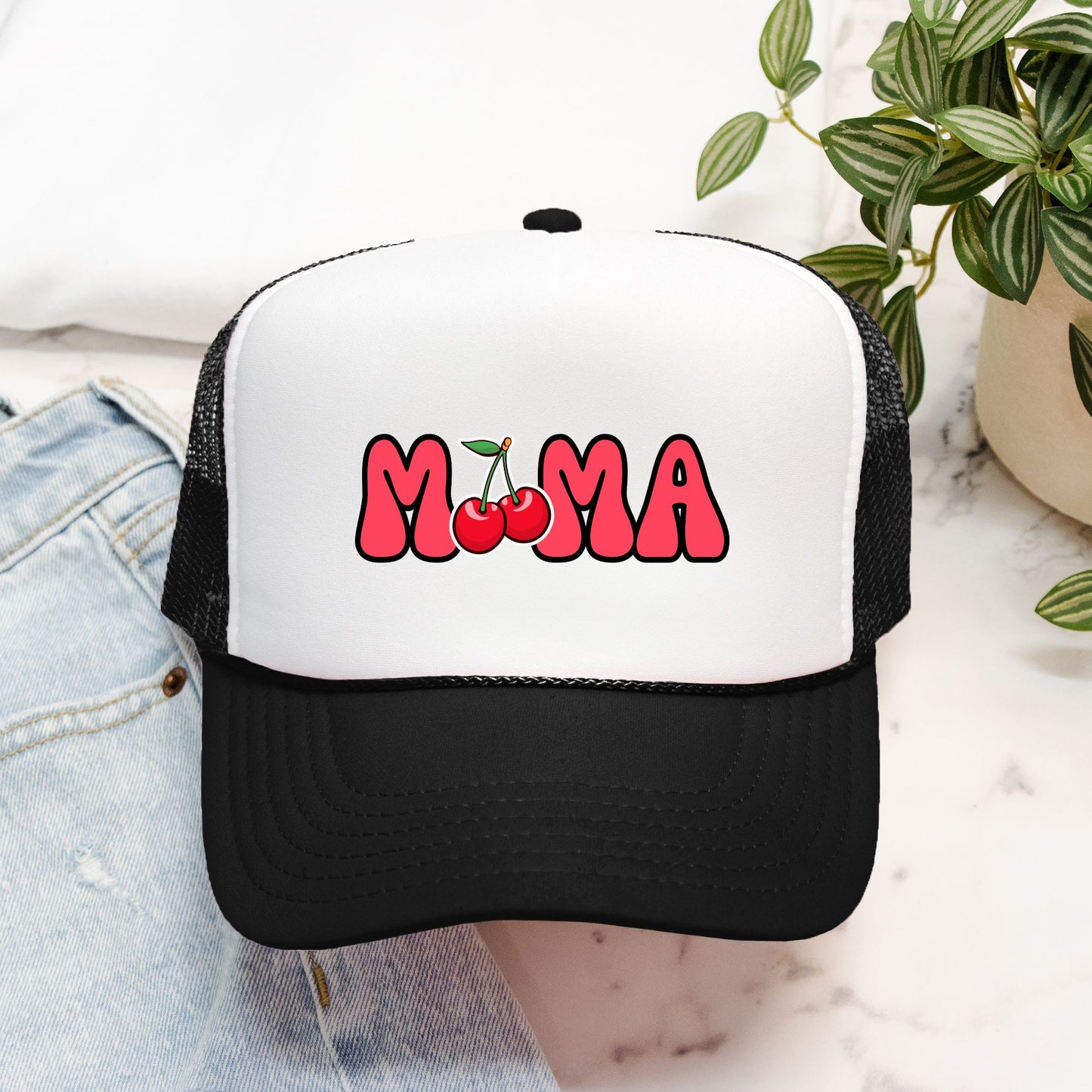 Cherry MAMA Trucker Hat