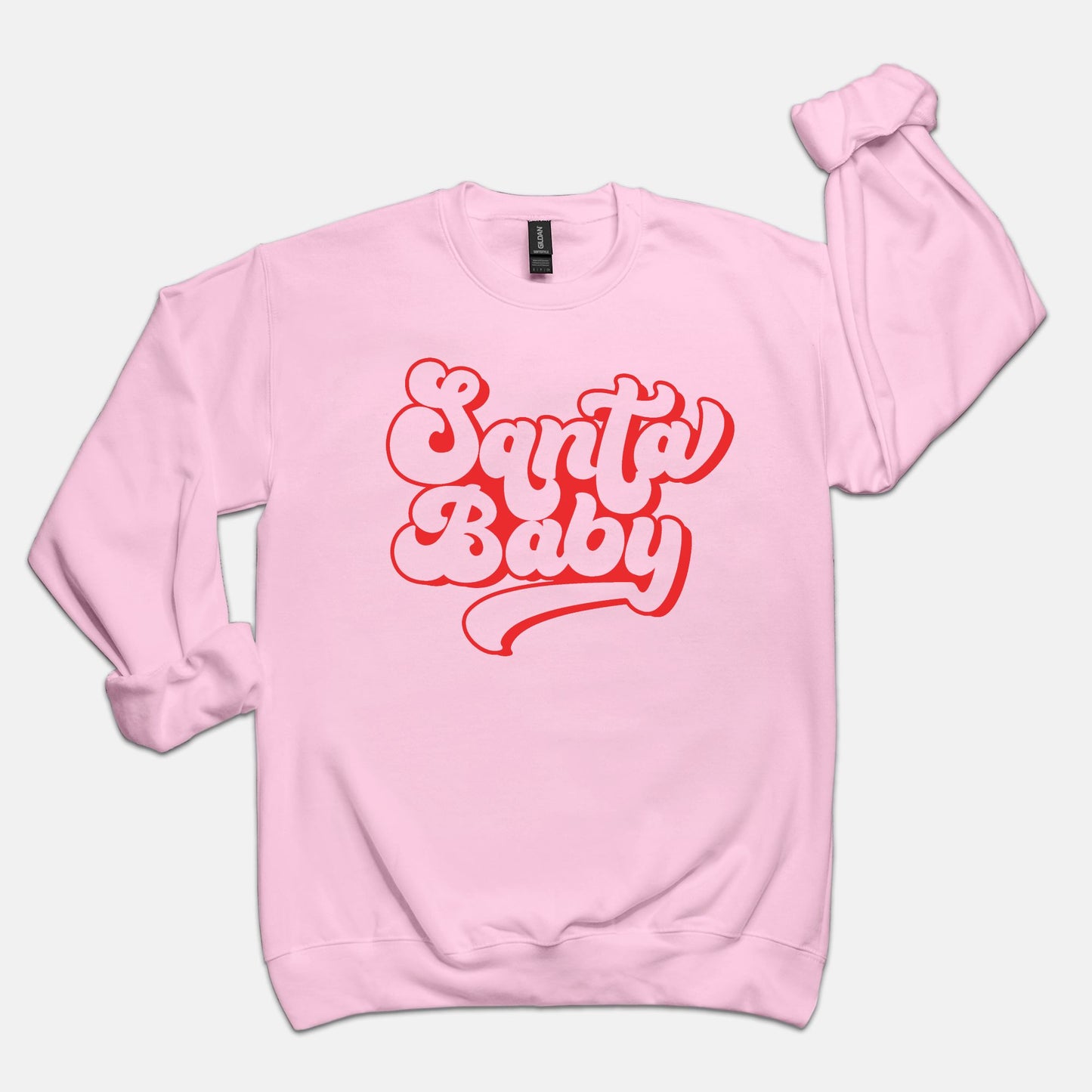 Santa Baby Pink Sweatshirt