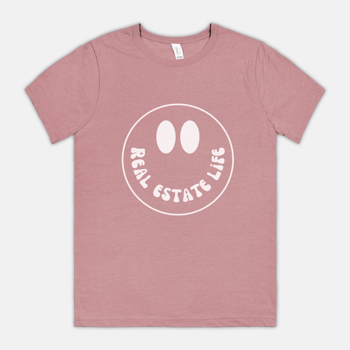 Real Estate Life Smiley Tee