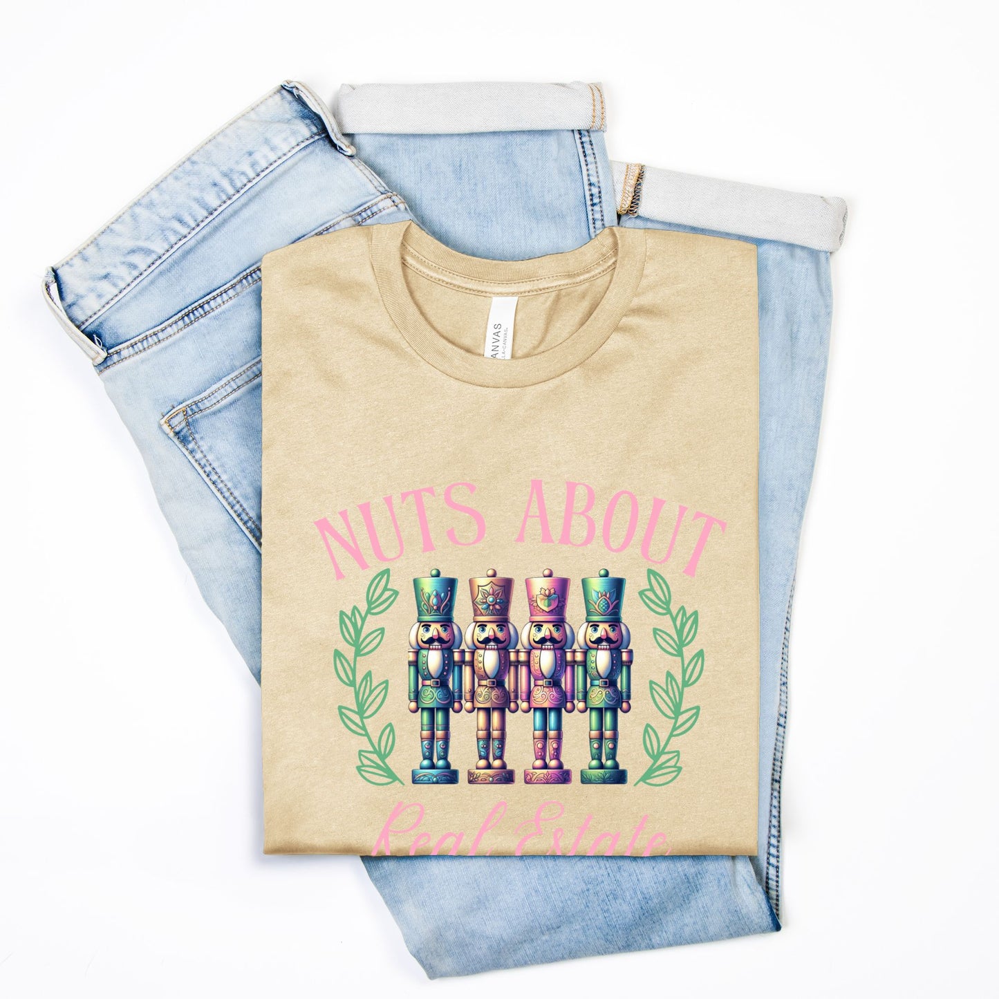 Nuts About Real Estate Christmas Tee