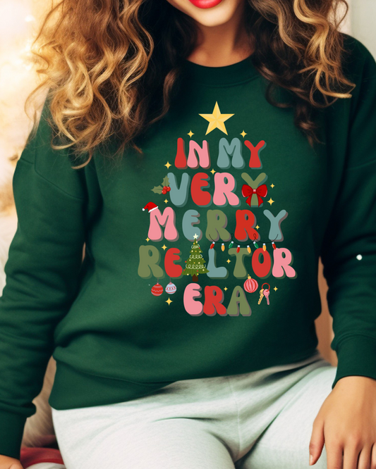 In My Very Merry Realtor Era Sweatshirt