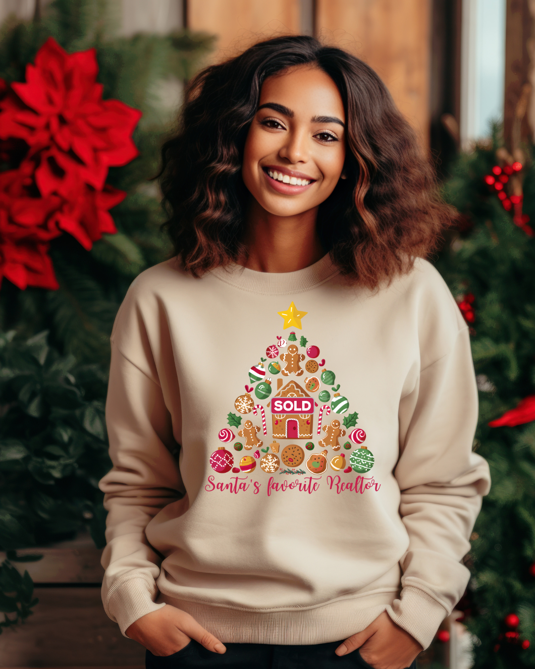 Santa's Favorite Realtor Sweatshirt