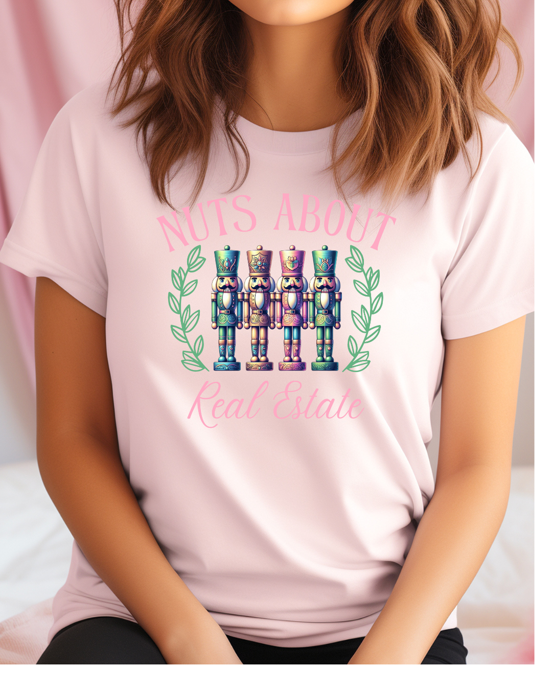 Nuts About Real Estate Christmas Tee