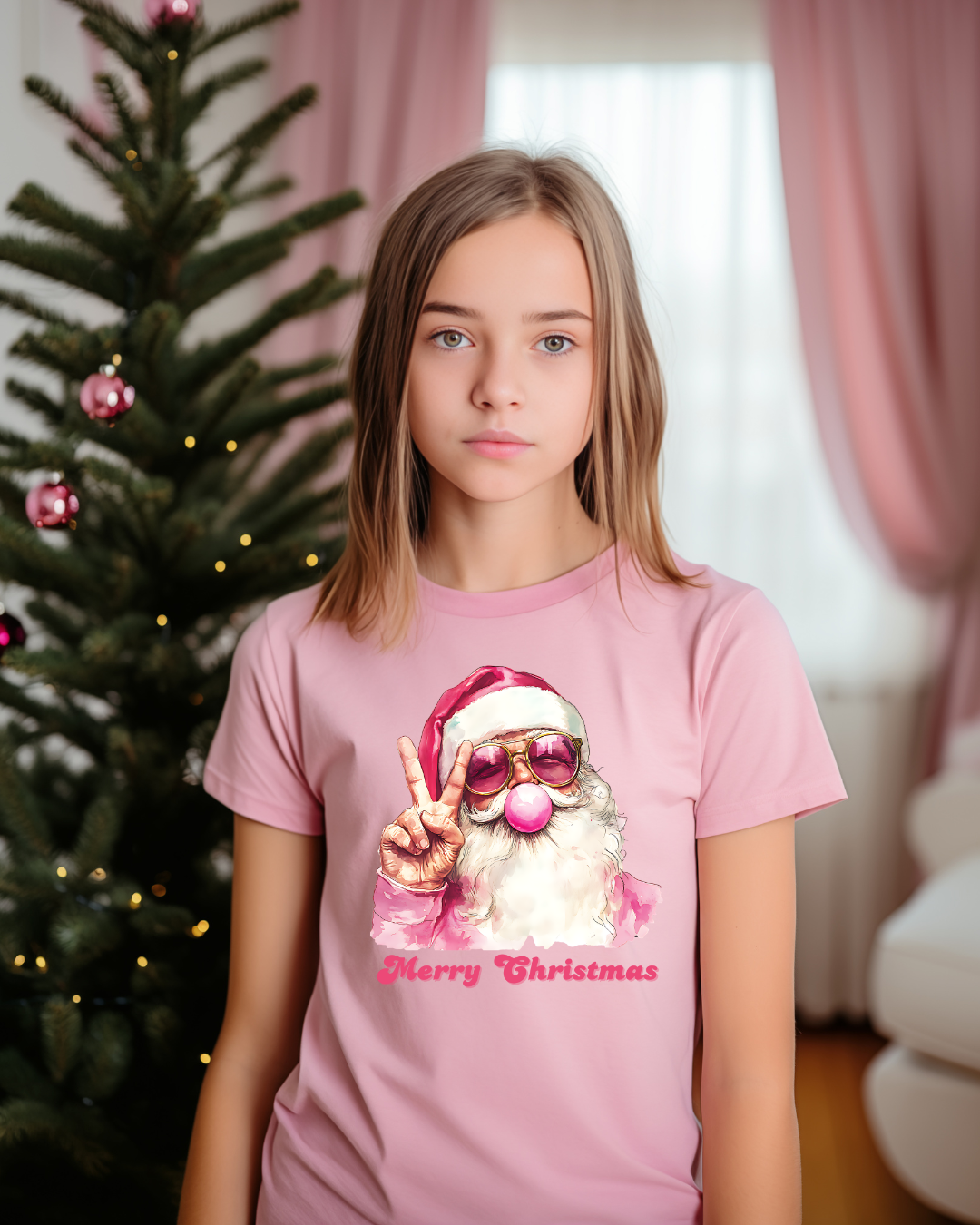 Retro Santa Youth T-Shirt (Mama + Me Collection)