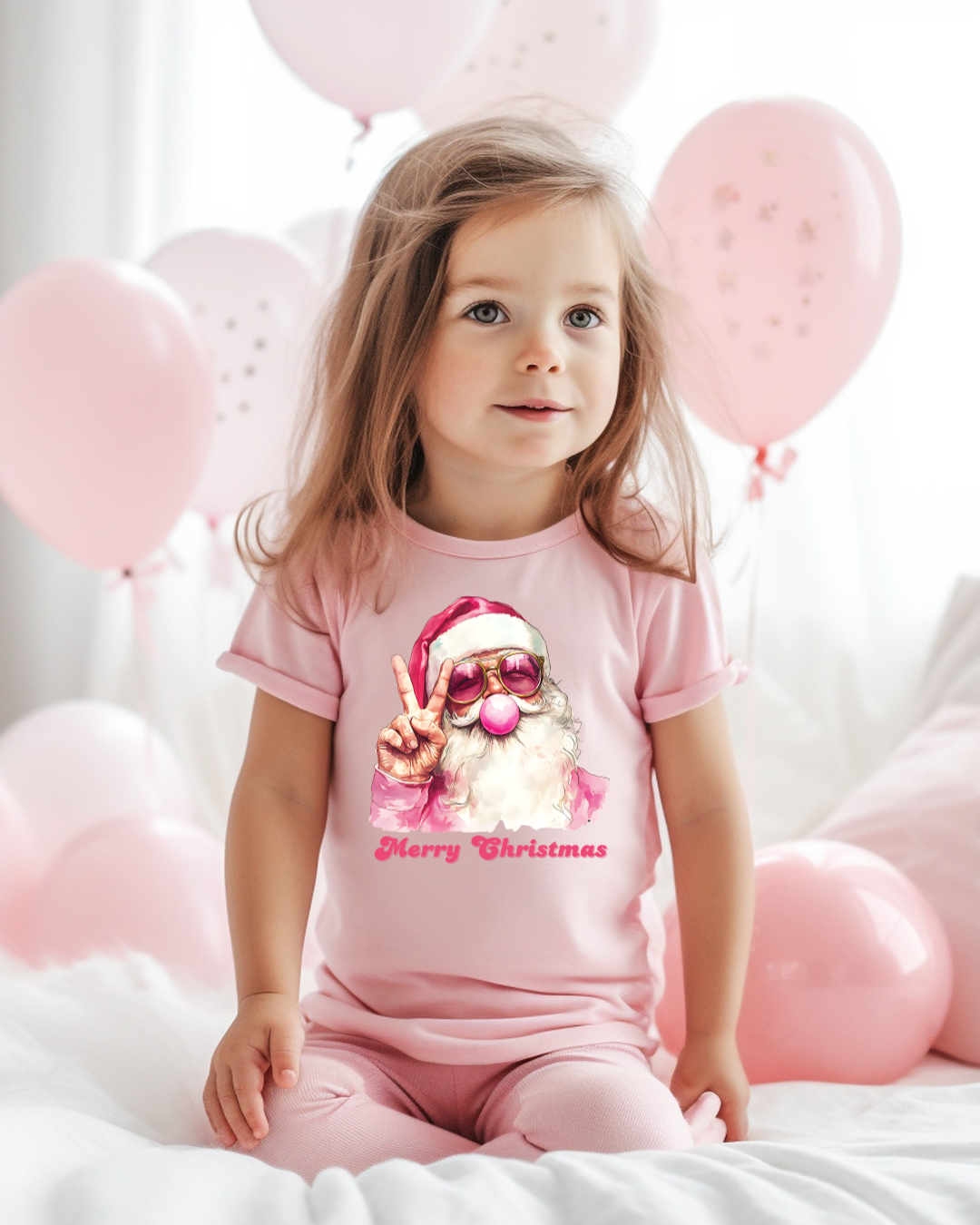 Retro Santa Toddler T-Shirt (Mama + Me Collection)