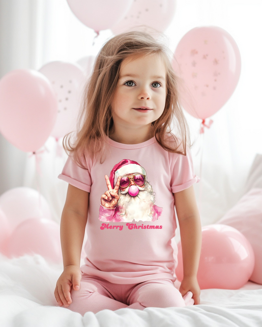 Retro Santa Toddler T-Shirt (Mama + Me Collection)