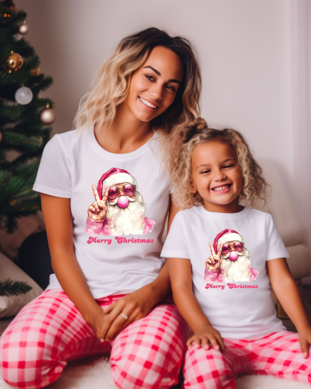 Retro Santa Toddler T-Shirt (Mama + Me Collection)