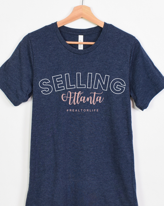 Selling Atlanta Dark Navy Tee