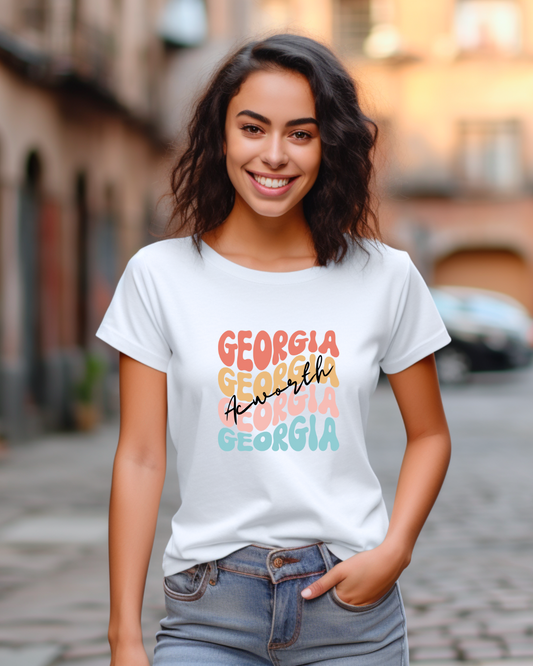Acworth, Georgia Retro Tee