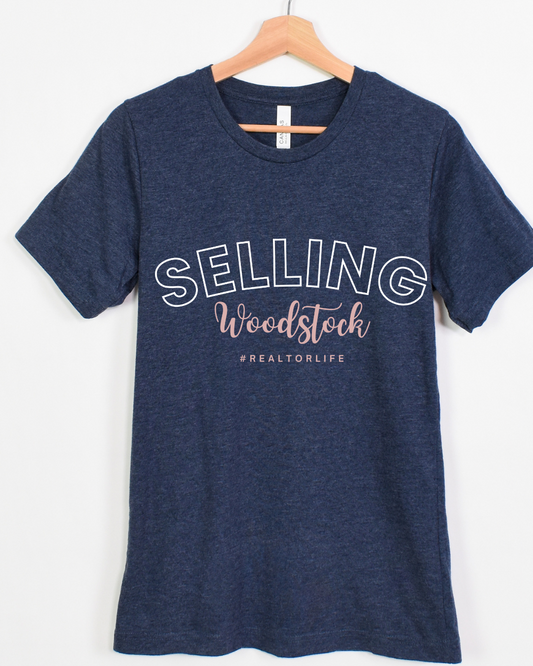 Selling Woodstock Dark Navy Tee