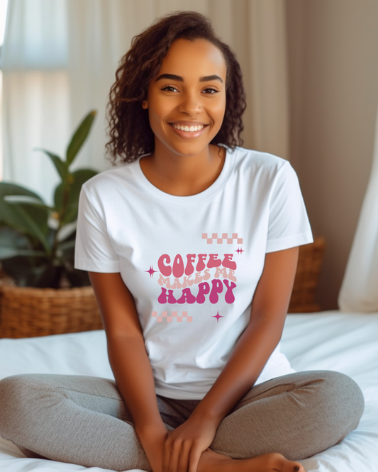 Coffee Makes Me Happy Tee