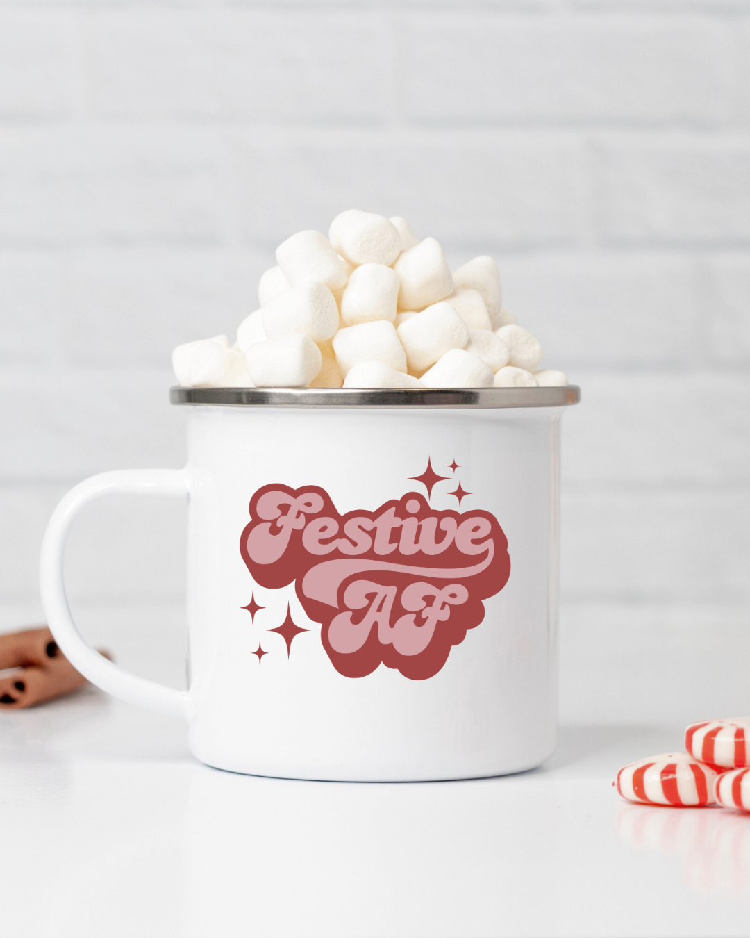 Festive AF Camp Mug 10oz