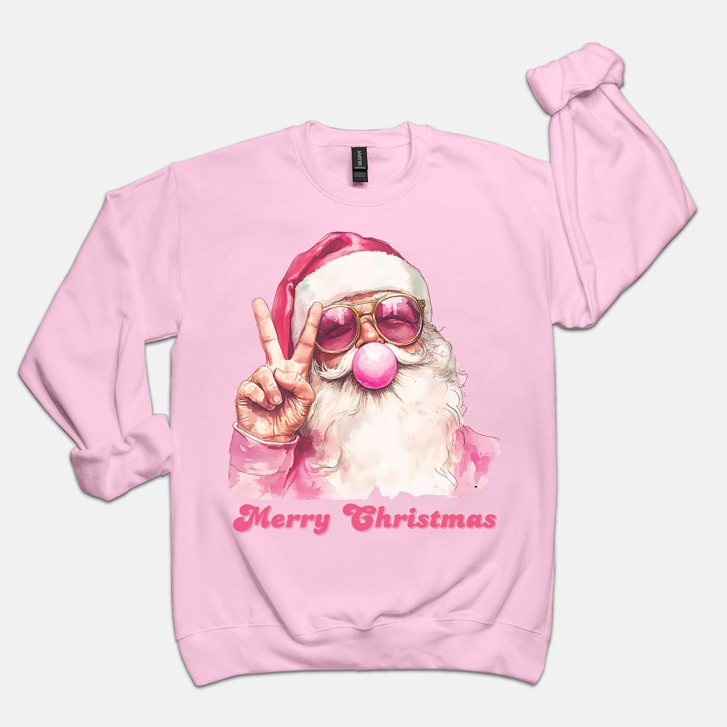Retro Santa - Merry Christmas Sweatshirt