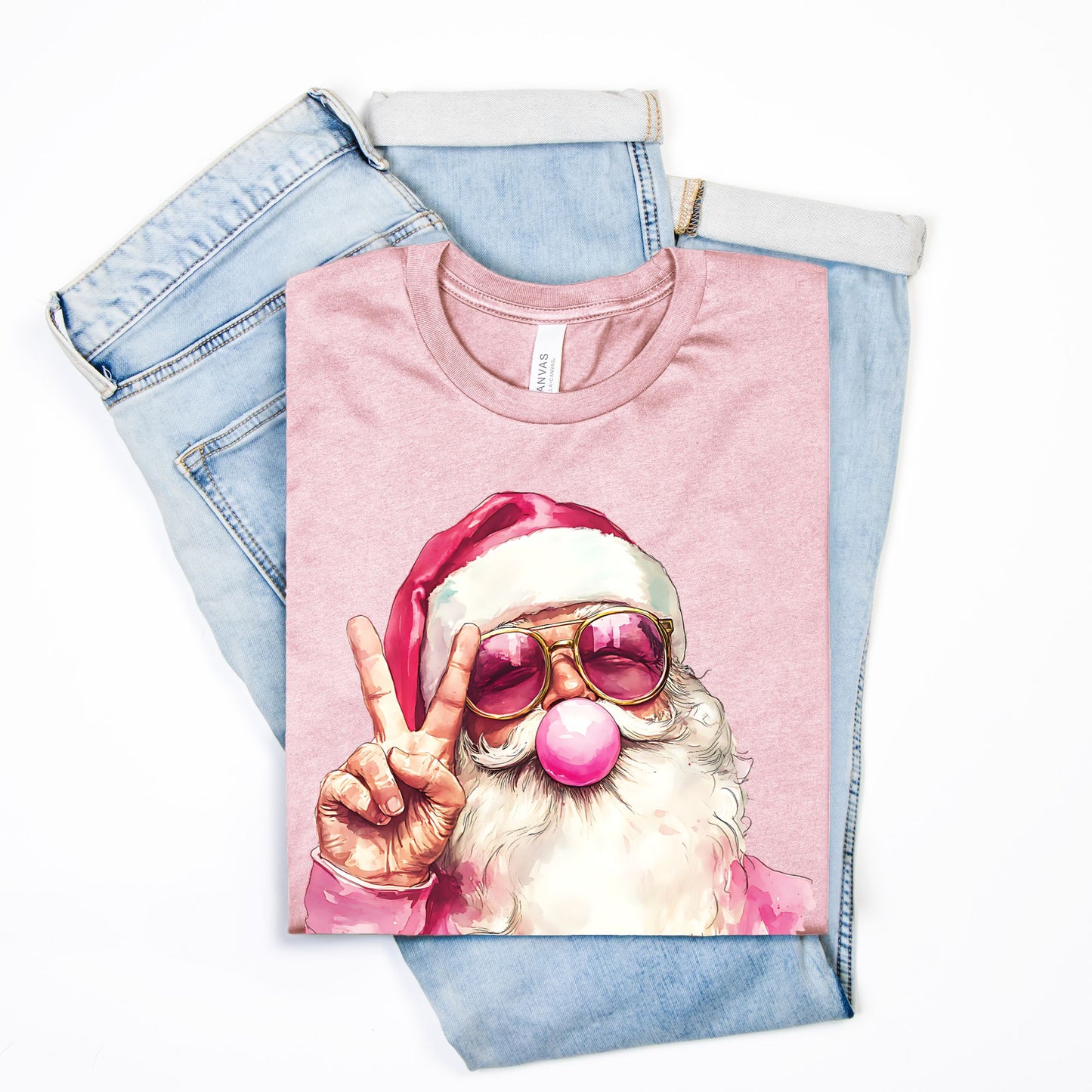 Retro Santa - Merry Christmas T-Shirt