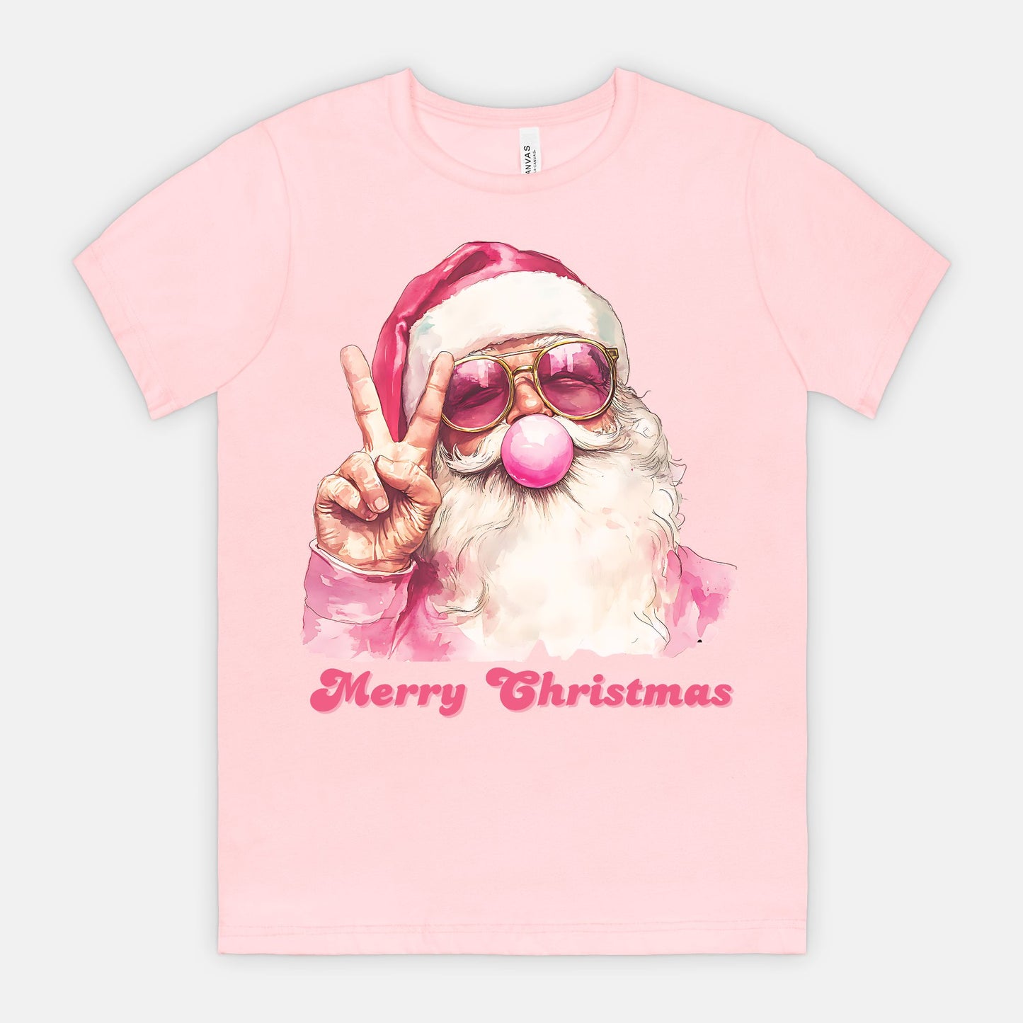 Retro Santa - Merry Christmas T-Shirt