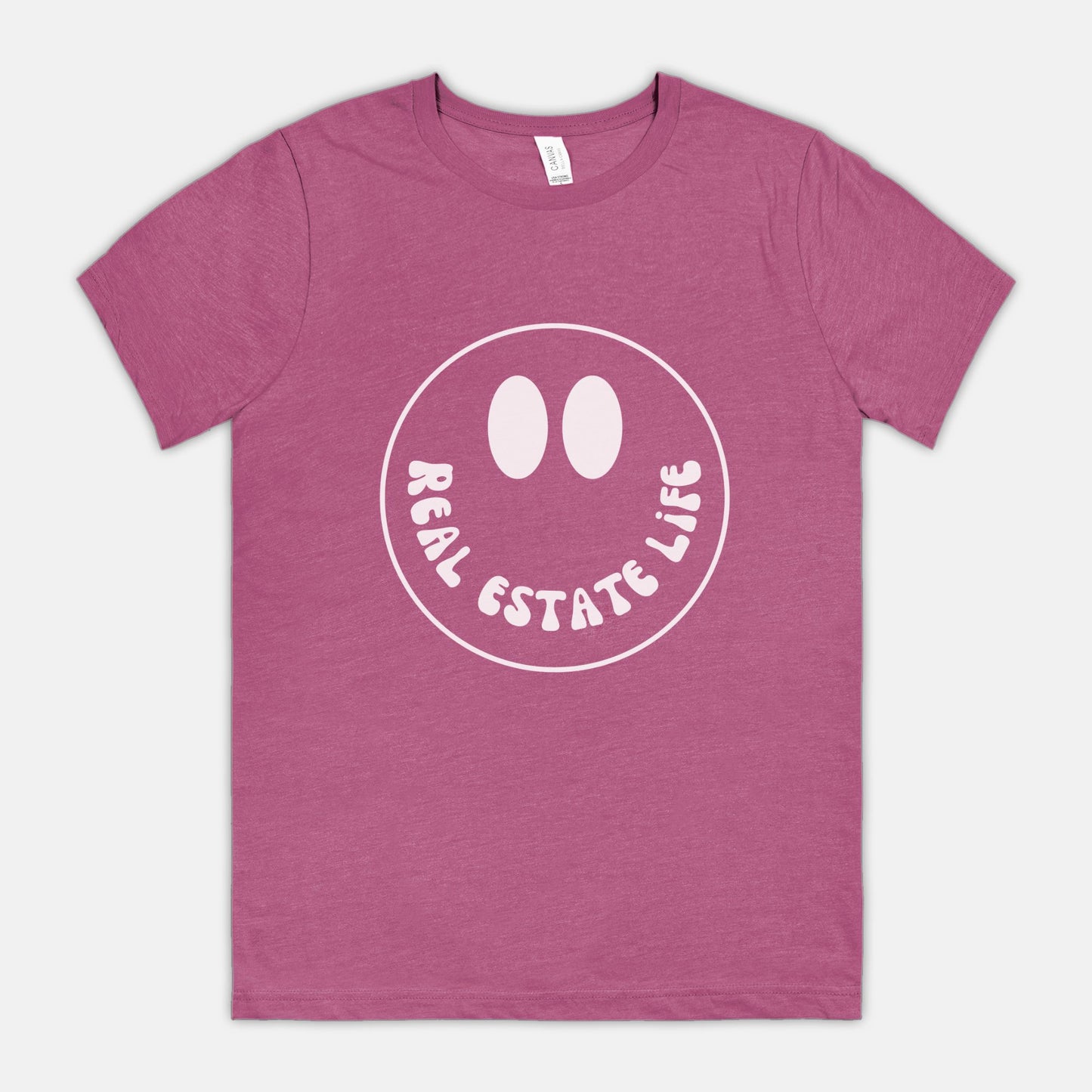 Real Estate Life Smiley Tee