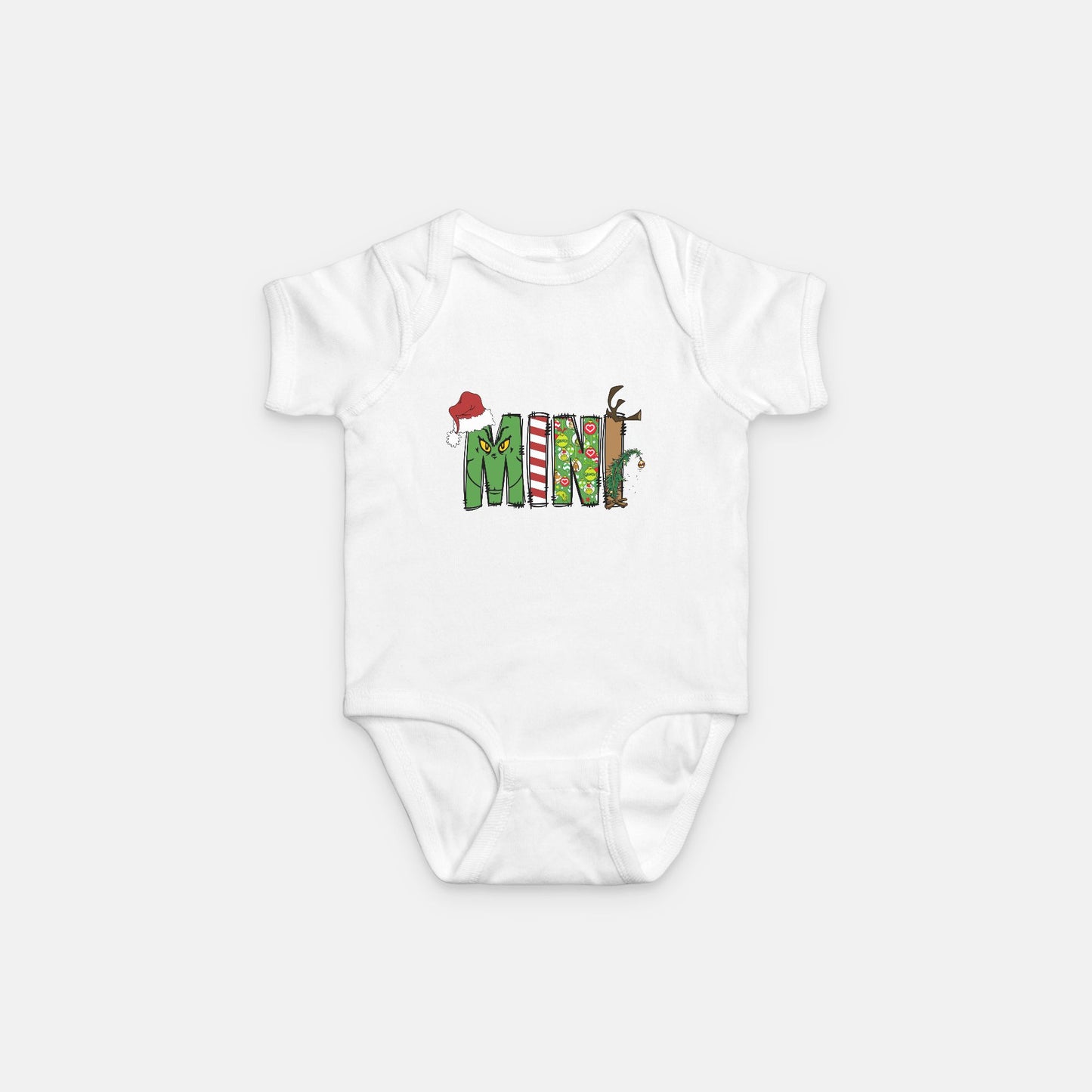 Mini Grinch Baby Onesie (Mama + Me Collection)