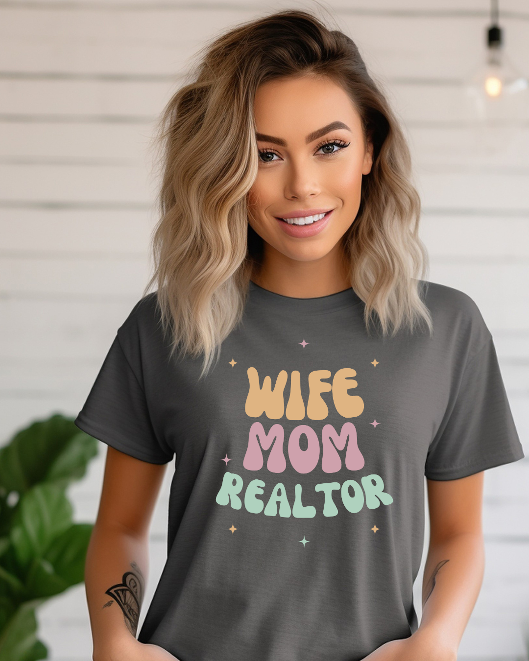 Wife Mom Realtor Tee