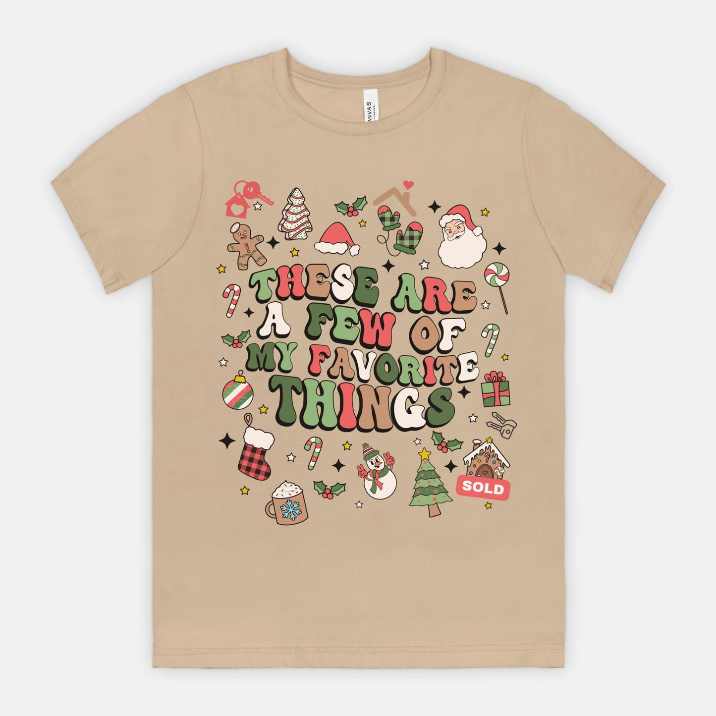 A Realtors Favorite Christmas Things Tee